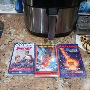 Star Trek 3pc. Audiobook Lot. New/Sealed.